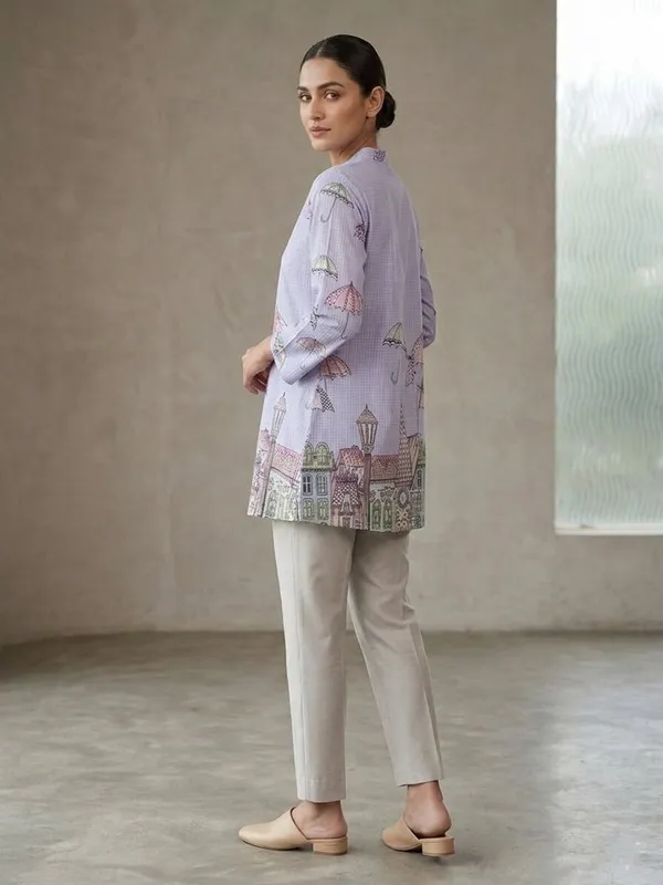 Women_Printed_Kota_Doria_Mandarin_Collar_Straight_Tunic