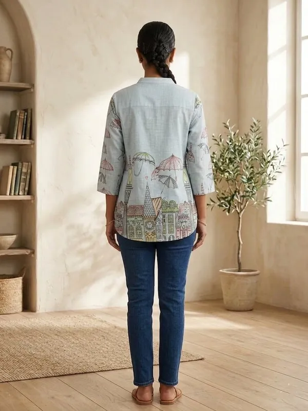 Women_Printed_Mandarin_Collar_Regular_Fit_Tunic