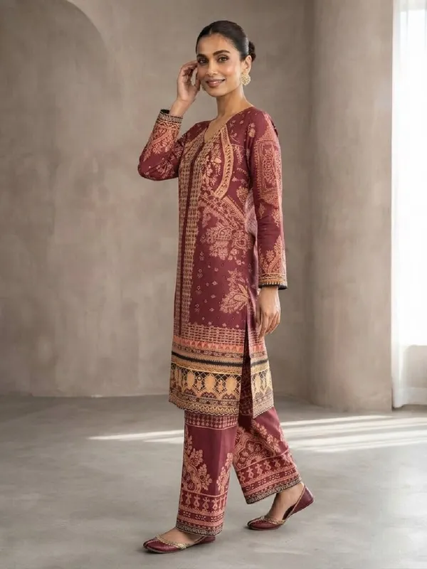 Women_Wine_Ethnic_Shimmer_Digital_Printed_Top_&_Palazzos_Co-Ord_Set