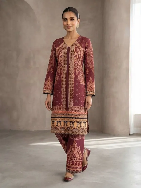 Women_Wine_Ethnic_Shimmer_Digital_Printed_Top_&_Palazzos_Co-Ord_Set