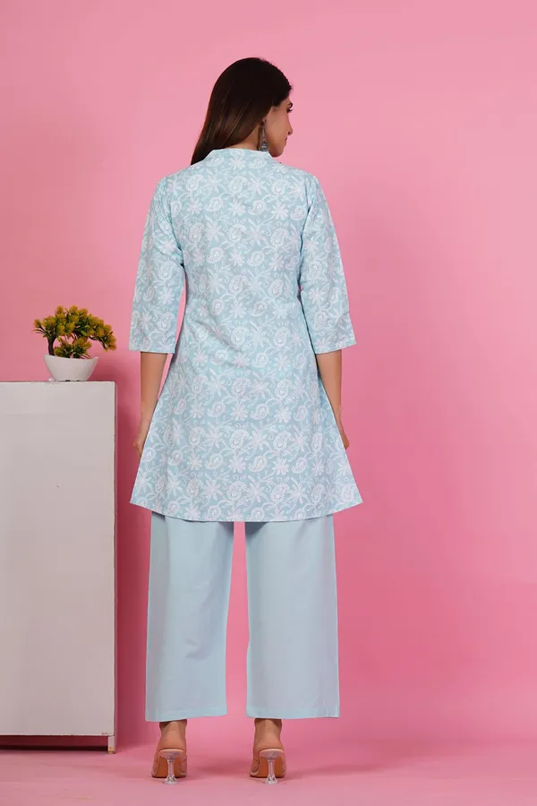Floral_Print_Mandarin_Collar_Tunic_with_Palazzo_Co-ords_for_Women