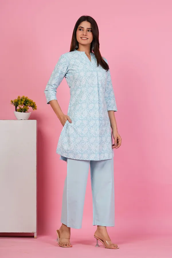 Floral_Print_Mandarin_Collar_Tunic_with_Palazzo_Co-ords_for_Women