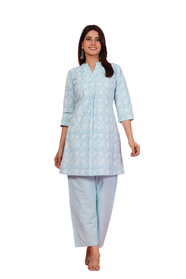 Floral_Print_Mandarin_Collar_Tunic_with_Palazzo_Co-ords_for_Women