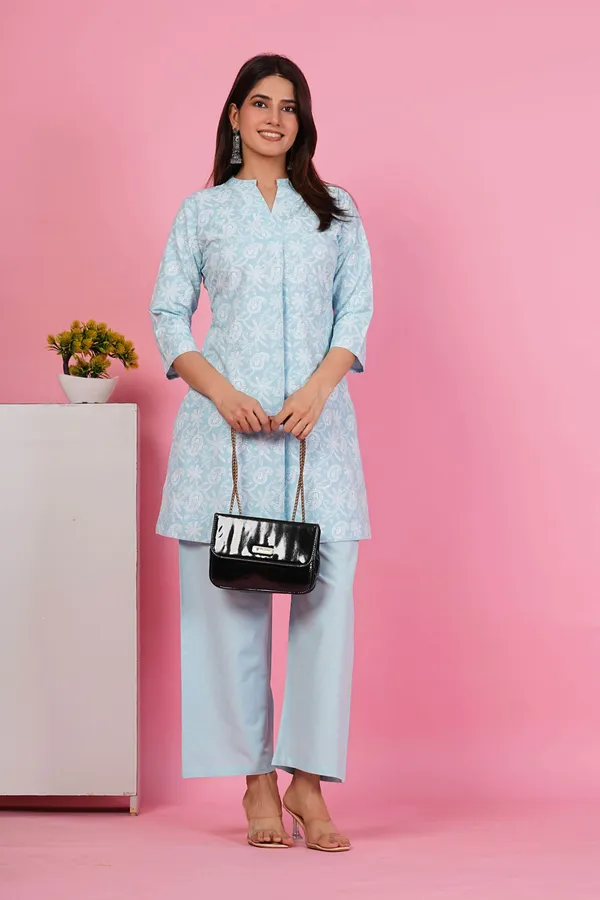 Floral_Print_Mandarin_Collar_Tunic_with_Palazzo_Co-ords_for_Women