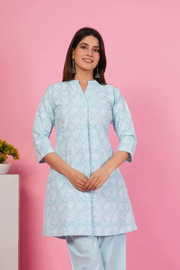 Floral_Print_Mandarin_Collar_Tunic_with_Palazzo_Co-ords_for_Women