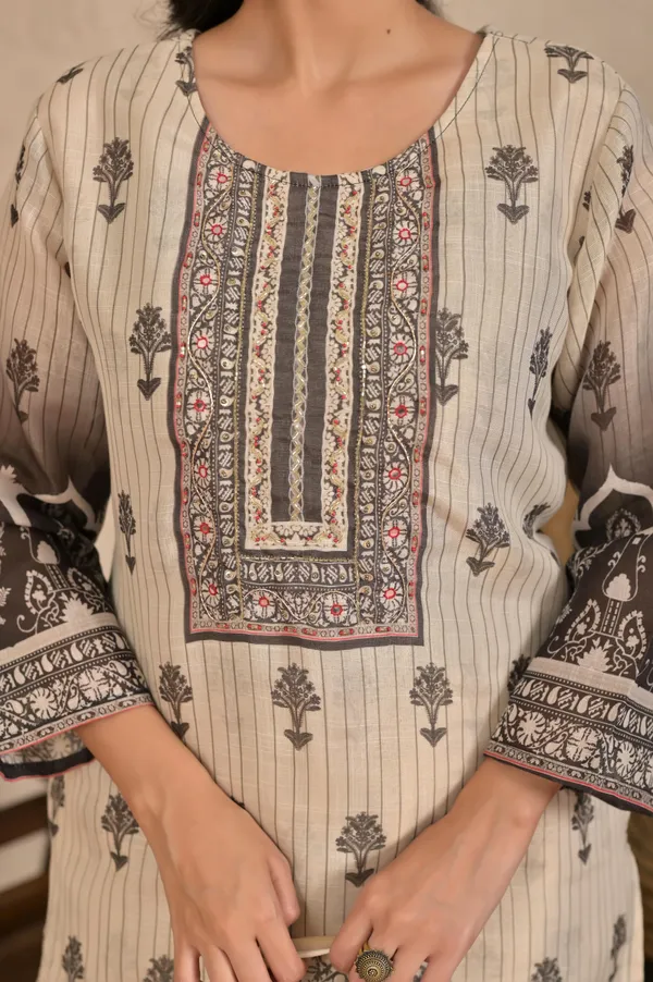 Women_Ethnic_Motifs__Hand_Work_Neck_Straight_Kurta_with_Trousers_&_Dupatta