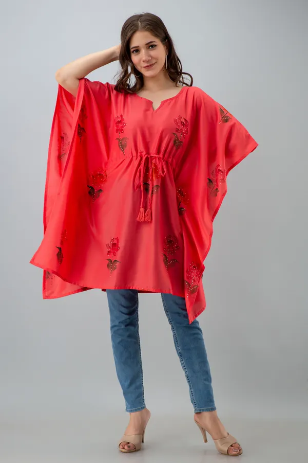 Women_Muslin_Printed_Kaftan_Top_with_V-Neck