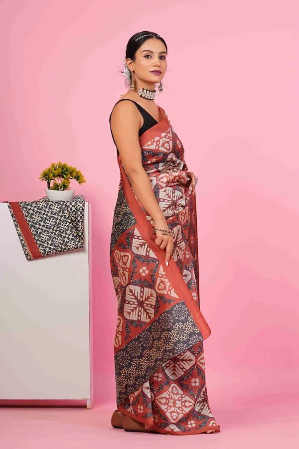 Women_Ajrakh_Printed_Silk_Designer_Saree_with_Blouse_Piece