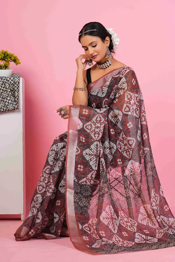 Women_Poly_Linen_Digital_Printed_Saree_with_Blouse