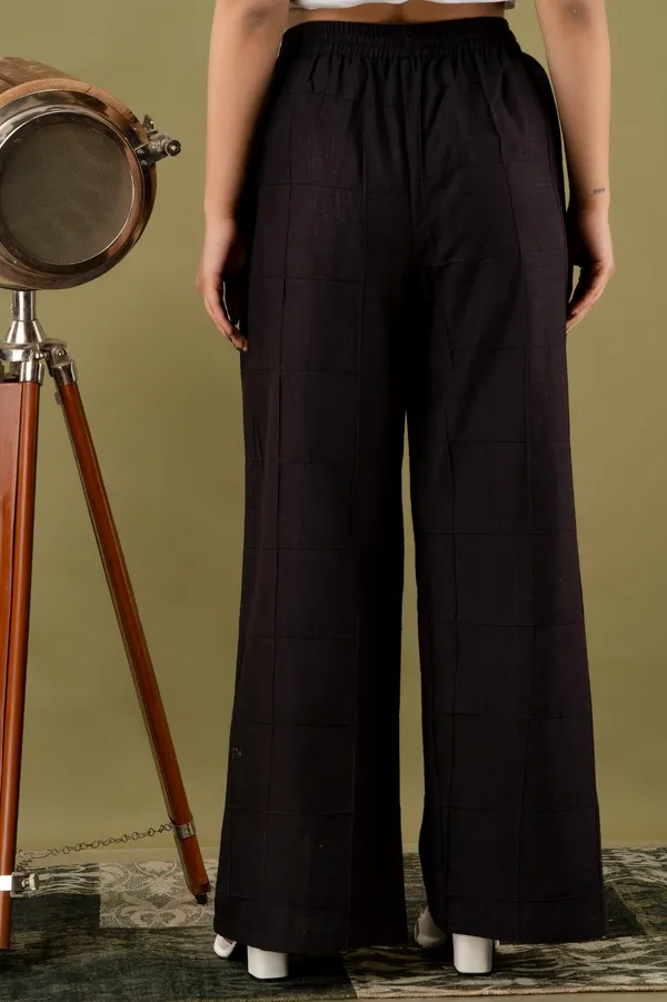 Women_Gorgeous_Black_Floral_Embroidered_Palazzos