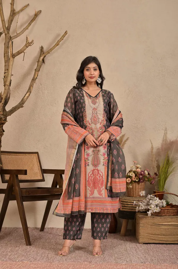 Women_Jaipuri_Handwork_Pure_Shimmer_Straight_Kurta_Set_with_Dupatta