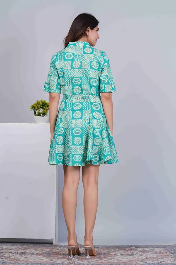 Ethnic_Motifs_Printed_A-Line_Fit_and_Flare_Belted_Dress_For_Women