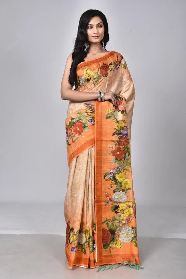 Orange___Digital_Print_Silk_Saree_For_Women