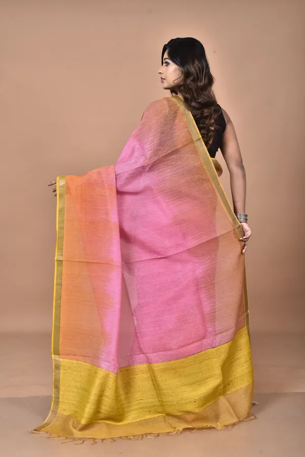 Pink__Tassar_Matka_Woven_Saree_with_Hand_Screen_Print