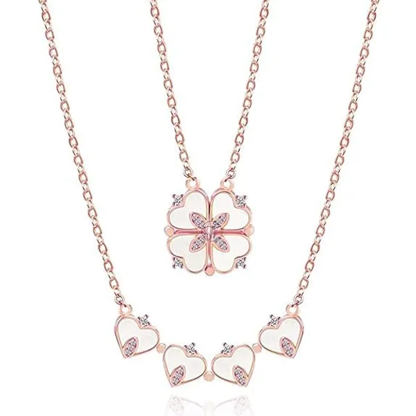 Rose_Gold_Premium_Necklace_Alloy_Imitation_Pearl_For_Women