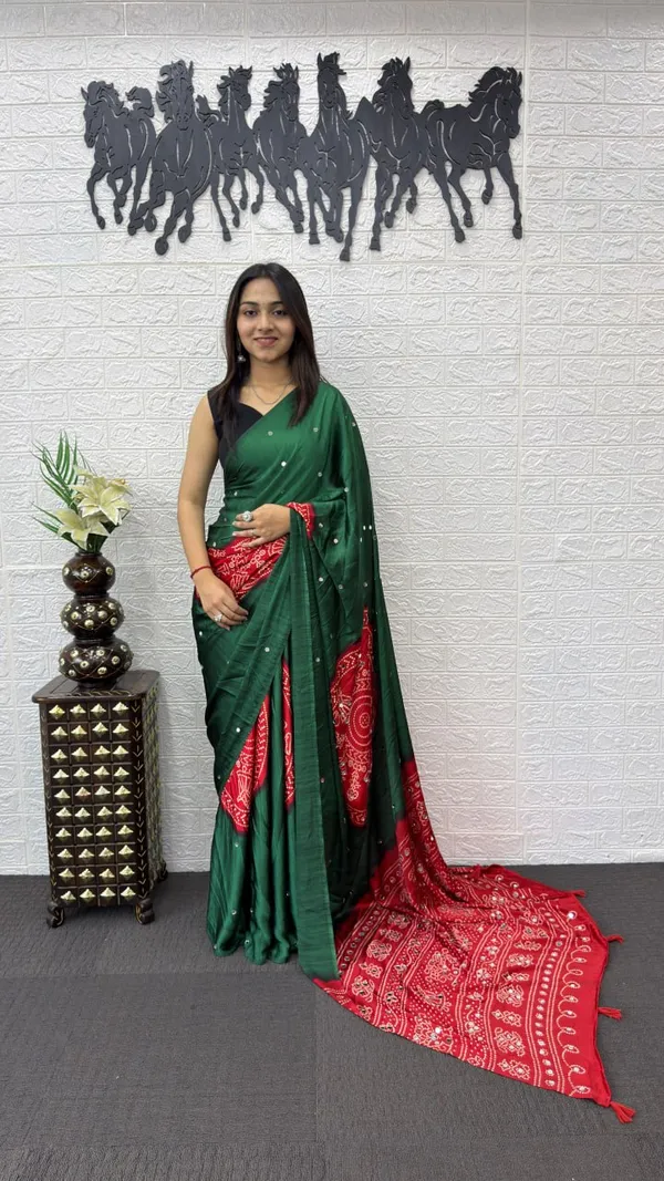GREEN_SAREE_RED_KASUMBO_SAREE