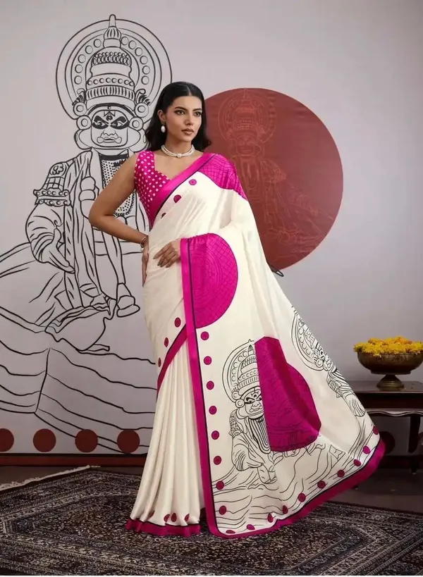OFFWHITE_AND_PINK_KALAMKARI_SAREE