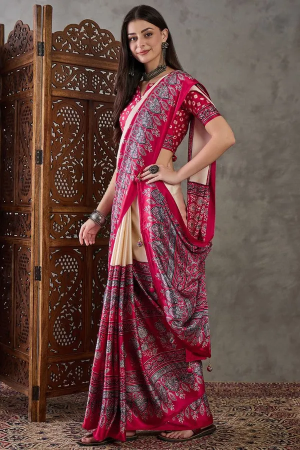 PINK_AND_OFFWHITE_AJRAKH_SAREE