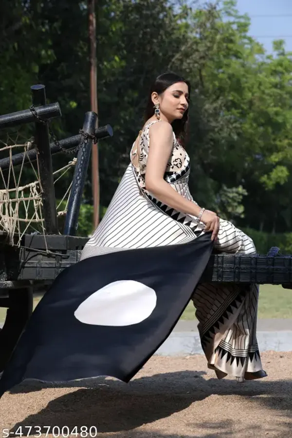 Midnight_Muse_Black_&_White_Partywear_Satin_Silk_Saree