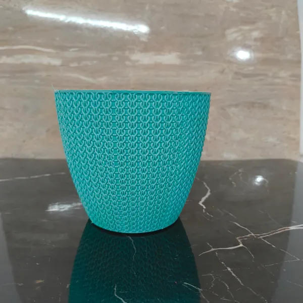 Pack_of_6_Textured_Turkey_Plastic_Lightweight_Planter_|_for_Home_&_Office_|_5_Inch