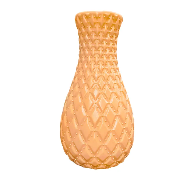 Pack_Of_5_Peach_Plastic_Table_Flower_Vase_|_For_Home,_Garden_&_Events_|_8_Inches