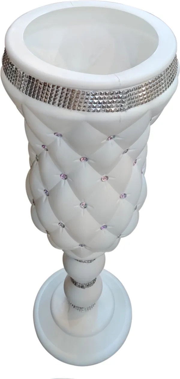 White_Plastic_Floor_Flower_Vase_|_For_Home,_Garden_&_Events