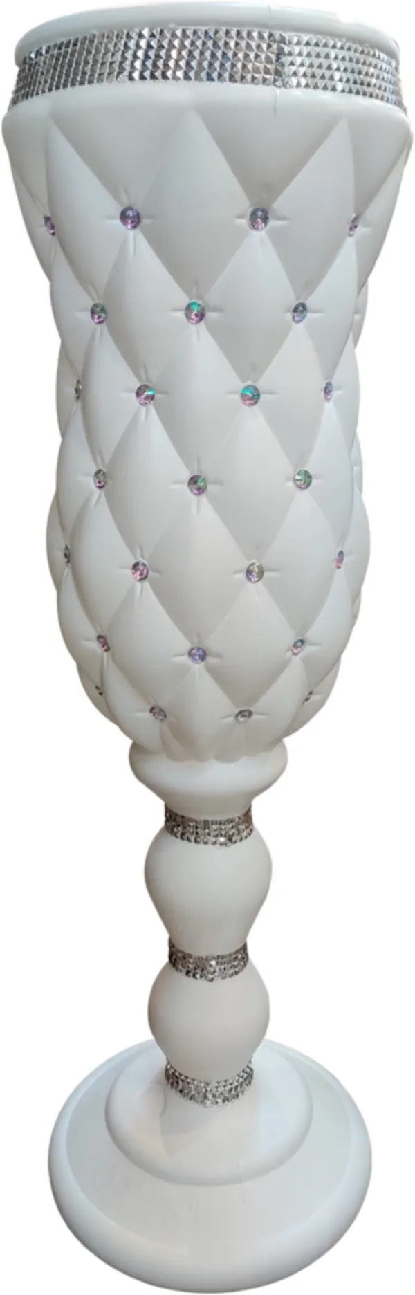 White_Plastic_Floor_Flower_Vase_|_For_Home,_Garden_&_Events
