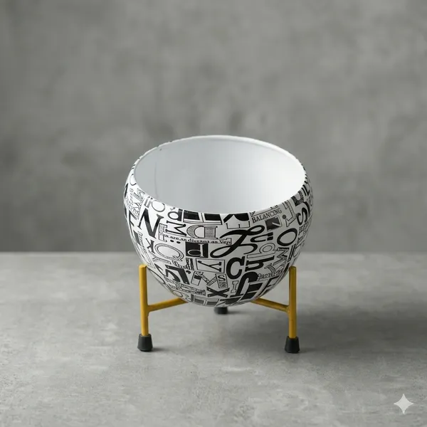 Multicolour_Light_Weight_Floortable_Metalic_Flower_Vase_|_For_Home,_Garden_&_Events_|_6_Inches