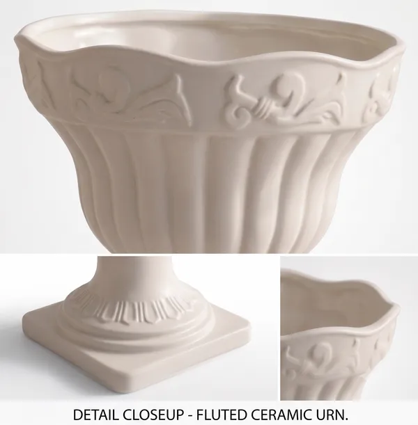 White_Plastic_Oman_Flower_Vase_|_10_Inches
