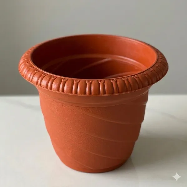 Twister_Design_Brown_Plastic_Pots_8_Inch_Pack_of_12_|_Stylish_Flower_Planters_for_Home_Garden_Balcony_Indoor_Outdoor_Decor