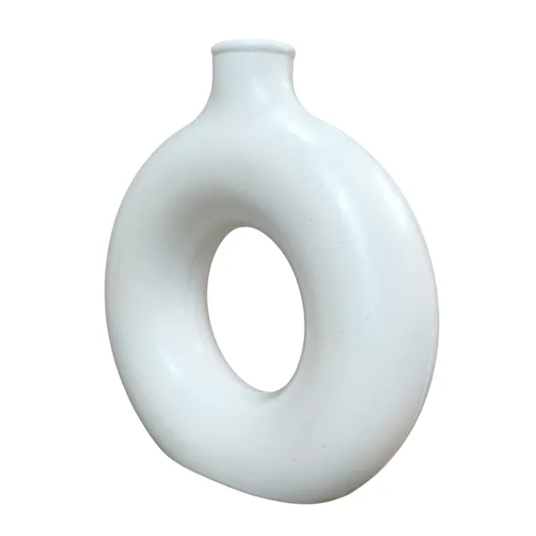 Pack_Of_4_White_Plastic_Circle_Flower_Vase_|_For_Home,_Garden_&_Events_|_8_Inches