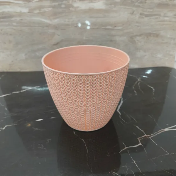 Pack_of_6_Textured_Turkey_Plastic_Lightweight_Planter_|_for_Home_&_Office_|_5_Inch