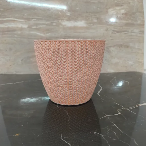 Pack_of_6_Textured_Turkey_Plastic_Lightweight_Planter_|_for_Home_&_Office_|_5_Inch