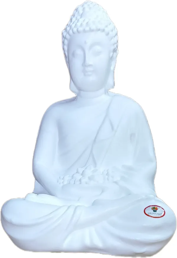 White_Plastic_Floortable_Showpiece_Figurine_|_12_Inches