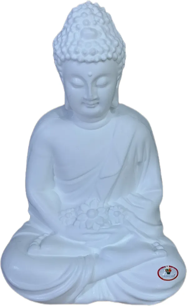 White_Plastic_Floortable_Showpiece_Figurine_|_12_Inches