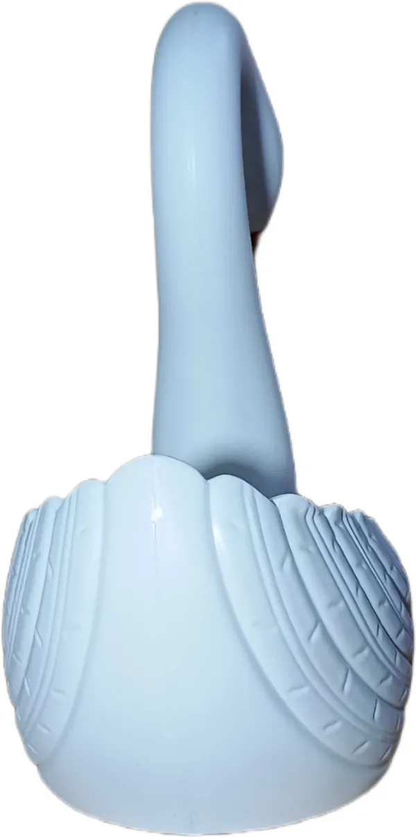 White_Plastic_Floortable_Duck_Flower_Vase_|_For_Home,_Garden_&_Events_|_12_Inches