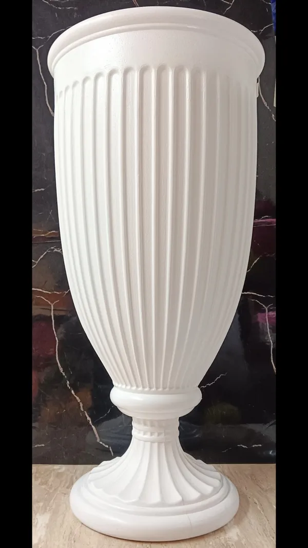 B.Kyto_White_Plastic_Pot_30_Inch_-_Premium_Artificial_Flower_Planter_for_Home_Decor