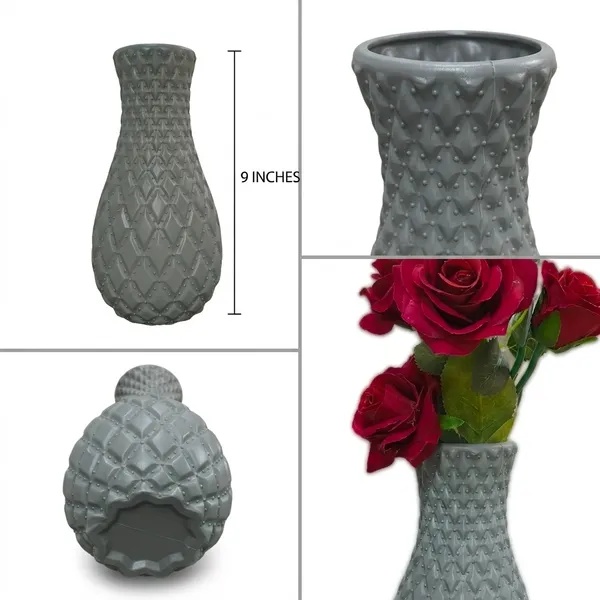 Pack_Of_5_Multicolor_Plastic_Table_Flower_Vase_|_8_Inches