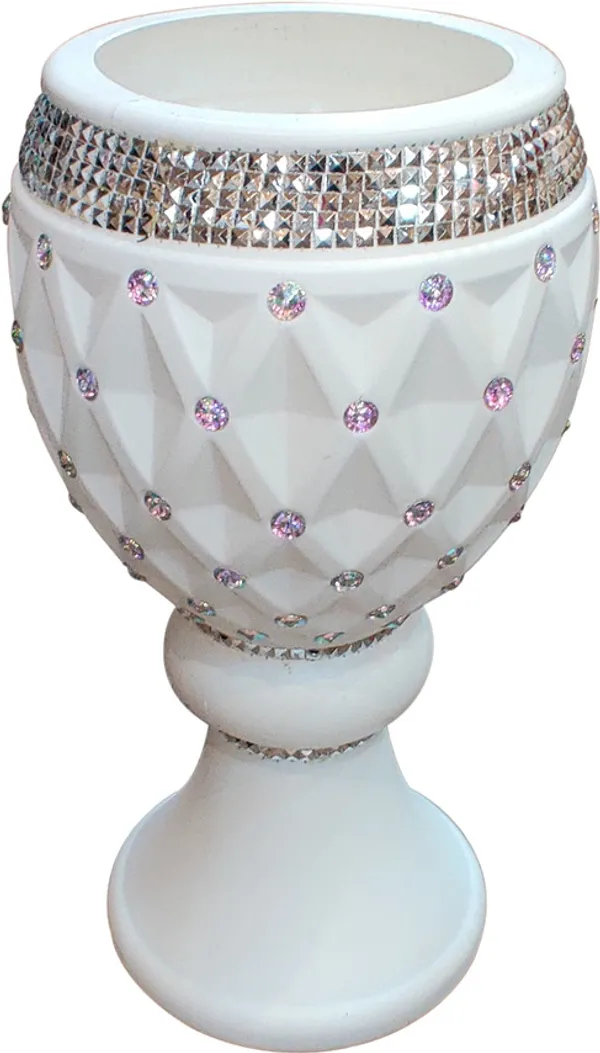 White_Plastic_Floortable_Flower_Vase_|_For_Home,_Garden_&_Events_|_23_Inches