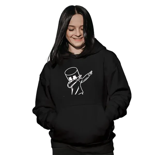 Black_Printed_Cotton_Hoodie_For_Women