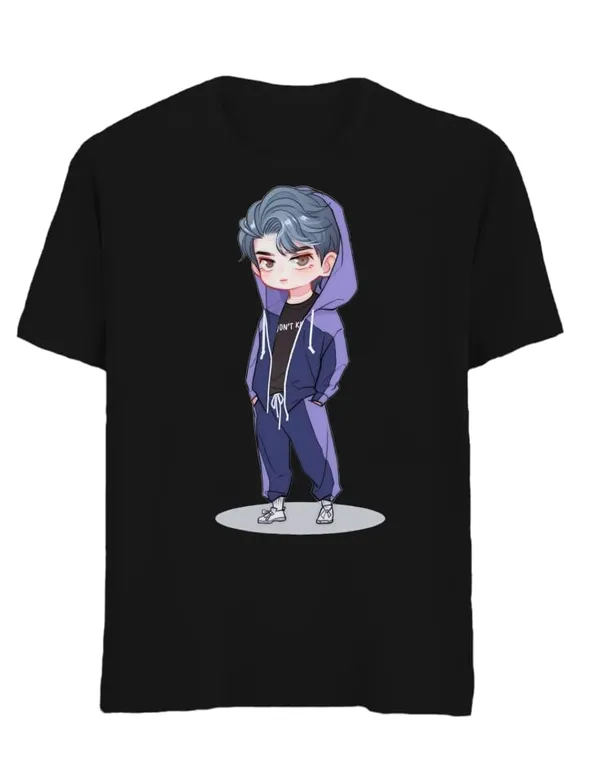 Black_Pure_Cotton_Anime_Printed_T-Shirt_For_Men_&_Women