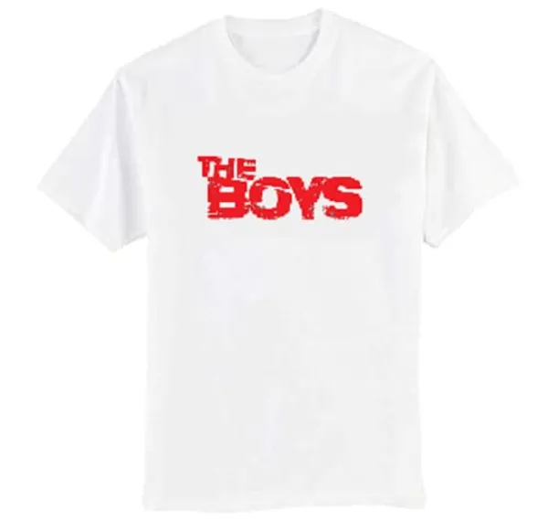 White_Pure_Cotton_Slogan_The_Boys_Printed_T-Shirt_For_Men_&_Women