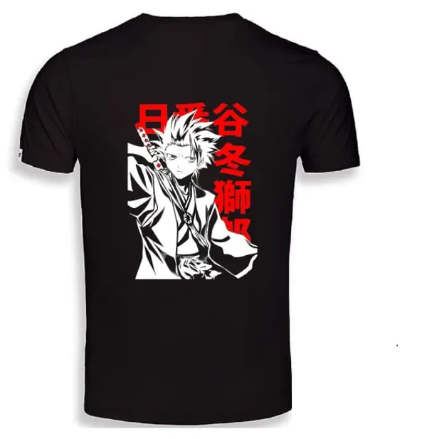 Black_Regular_Fit_Style_Savvy_Back_Side_Anime_Smurai_Printed_T-Shirt_For_Men_&_Women