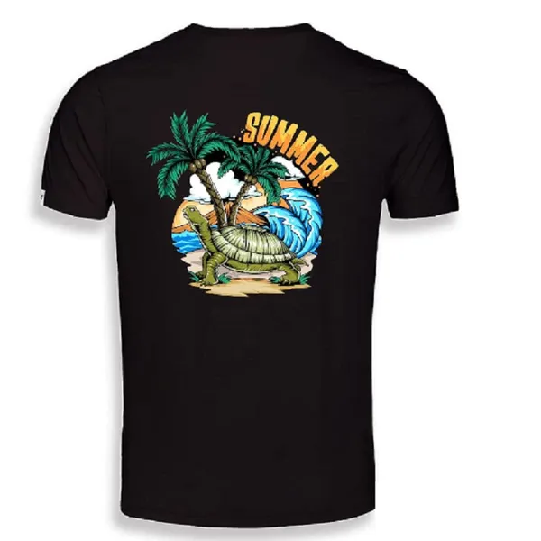 Black_Pure_Cotton_Style_Savvy_Back_Side_Anime_Printed_T-Shirt_For_Men_&_Women