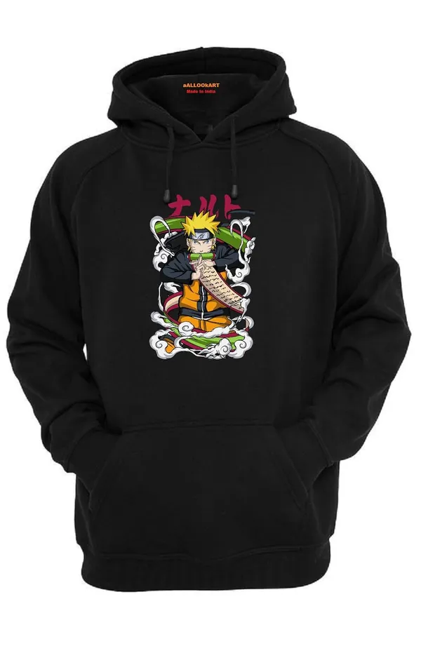 Black_Anime_Naruo_Chunin_Printed_Men_&_Women_Cotton_Hooded_Hoodie