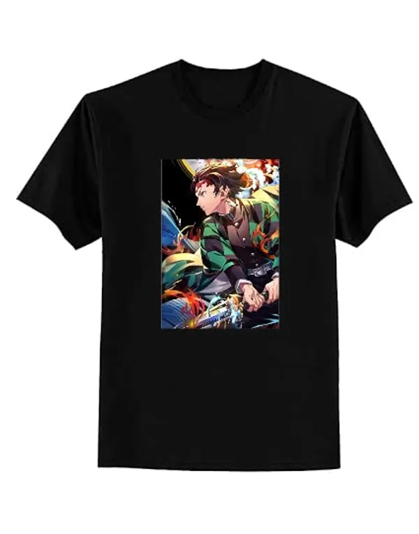 Black_Pure_Cotton_Anime_Regular_Fit_Tanjiro_Unisex_T-Shirt