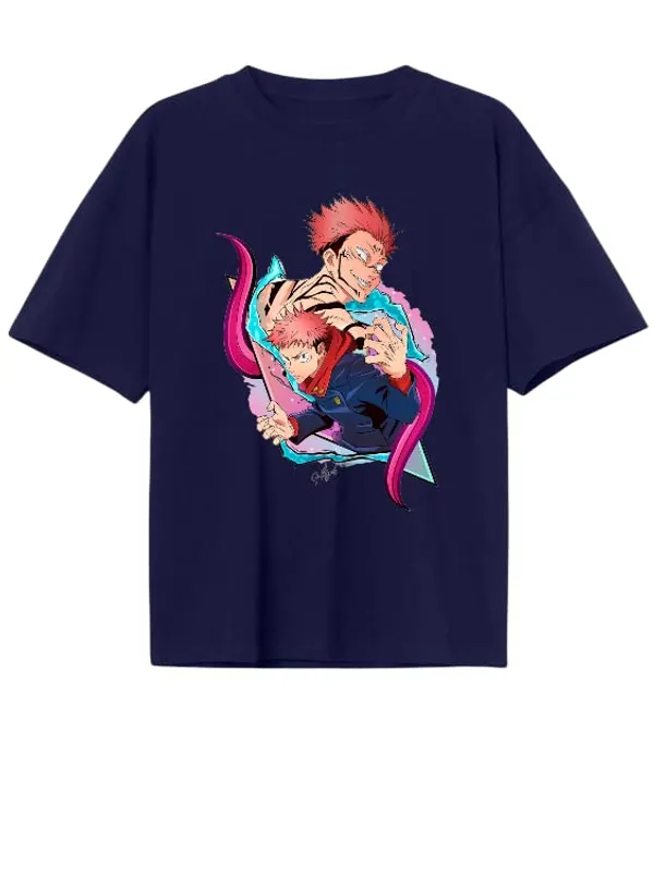 Navy_Blue_Stylish_Anime_Printed_T-Shirt_For_Men_&_Women