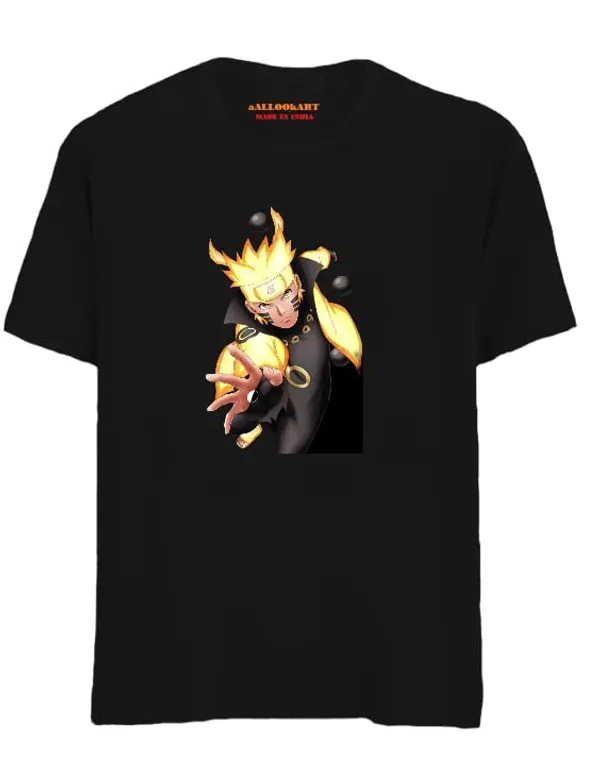Black_Anime_Nruto_Six_Path_Pawer_Printed_T-Shirt_For_Men_&_Women