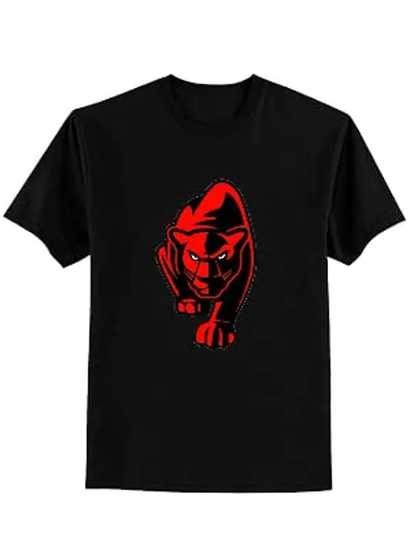Black_Pure_Cotton_Anime_Panthar_Printed_T-Shirt_For_Men_&_Women