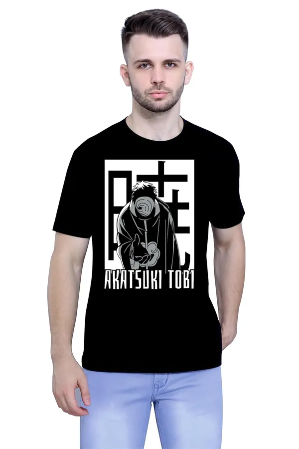 Black_Pure_Cotton_Anime_Tobi_Printed_T-Shirt_For_Men_&_Women